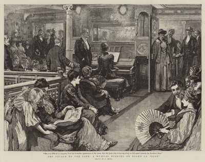 De Reis naar de Kaap, een Muzikale Avond aan Boord van SS Scot door William Small
